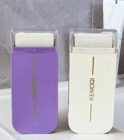 Multifunctional Non-Slip Storage Tool Roller Soap Boxes with Brush Rubbing Foam Box.
